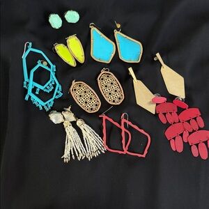 Elegant Multicolor Earring Set